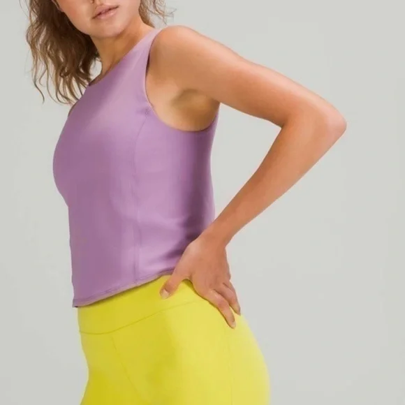 NWT Lululemon Nulu Twist-Back Yoga Tank Top *Light Support Wisteria Purple - Picture 12 of 13
